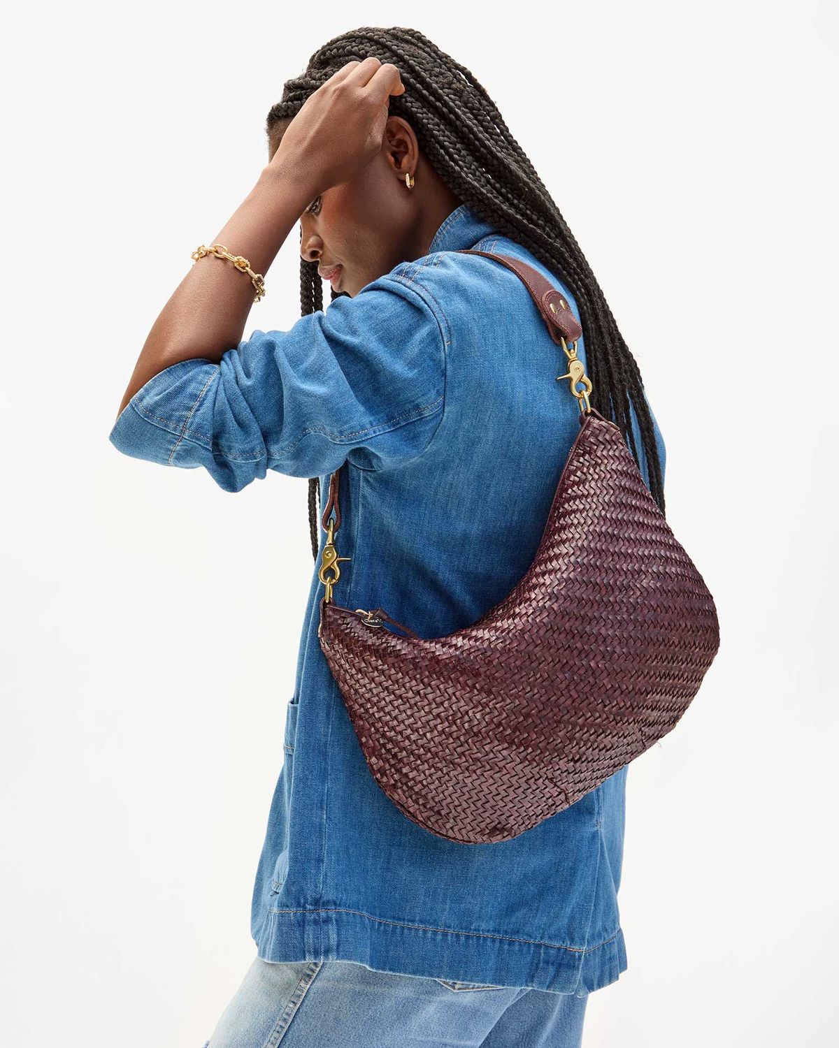Moyen Messenger Woven / Plum