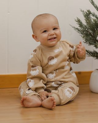 Santa Raglan Jumpsuit