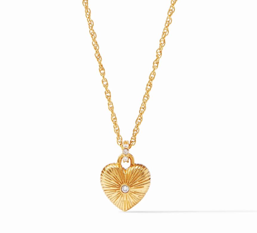 Esme Heart Solitaire Necklace