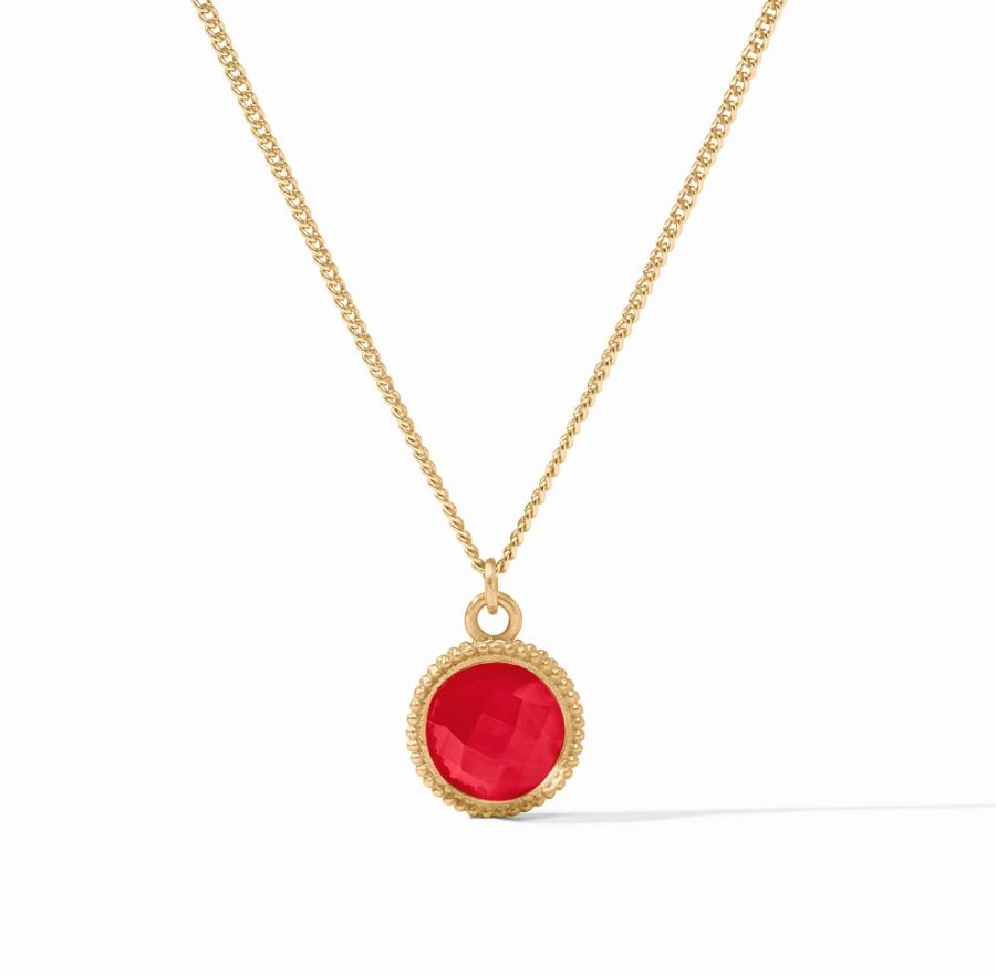 Fleur-de-Lis Solitaire Necklace