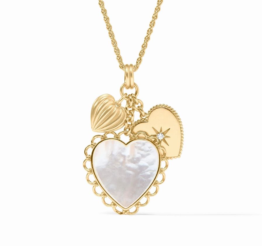 Heart Trio Charm Pendant