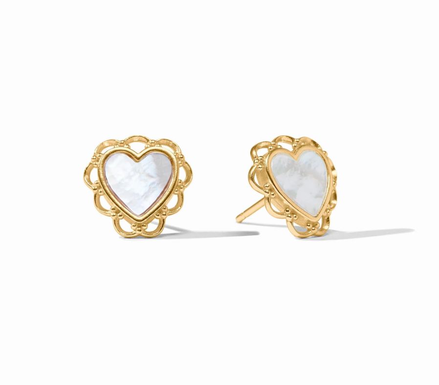 Lace Heart Stud