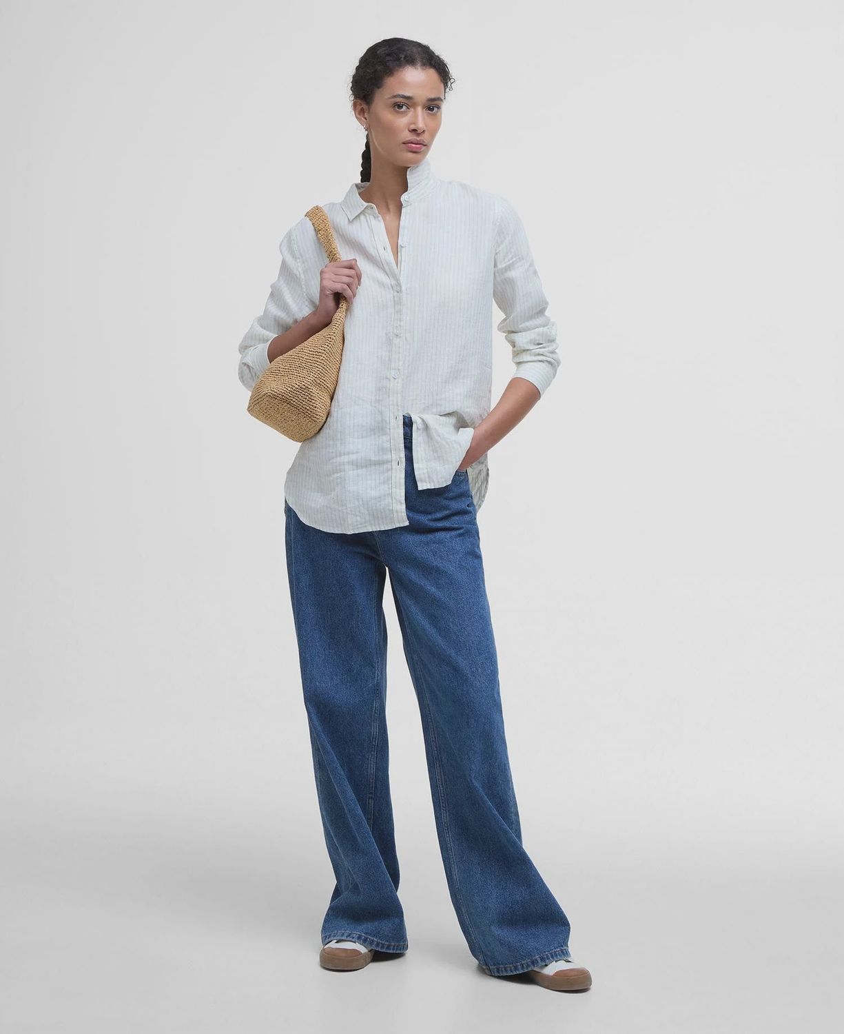 Marine Relaxed Long-Sleeved Shirt