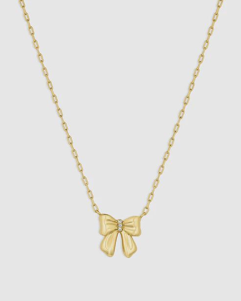 Dainty Bow Necklace