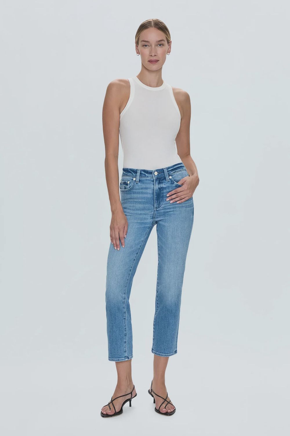 Monroe Crop High Rise Cigarette
