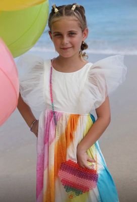 Rainbow Ruffle Dream Dress