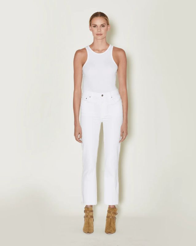 Sabine Straight Raw Hem