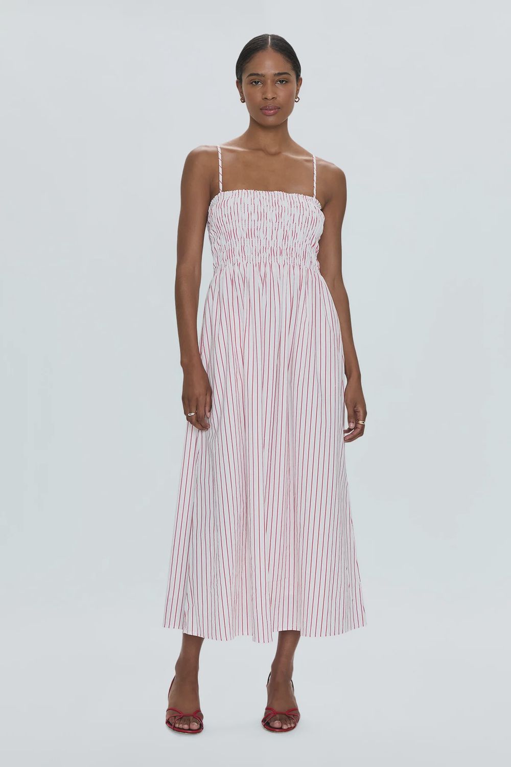 Bianca Shirred Bodice Dress