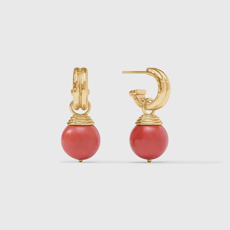 Bonbon Hoop &amp; Charm Earring