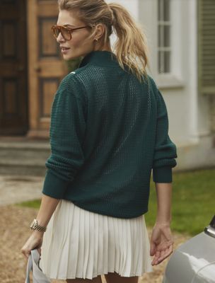 Calva Half-Zip Knit
