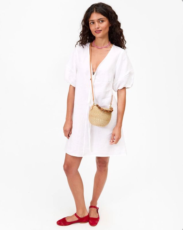 Petit Pot de Miel w/ Bamboo Handle // Cream