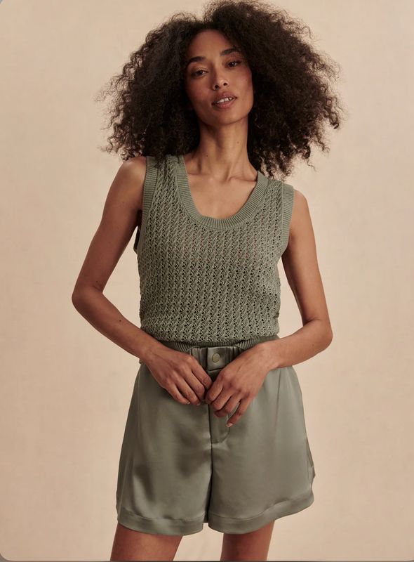 Ferns Open Knit Tank