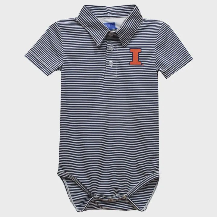 Fighting Illini Polo Onesie