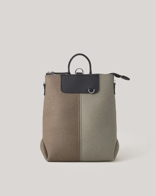 Bedford Backpack in Cumin/Clay Colorblock