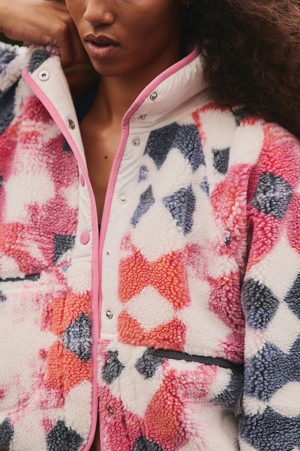 Hit The Slopes Printed Fleece Jacket