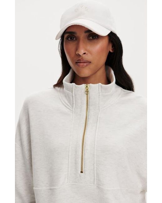 Molly Half-Zip Longline Sweat