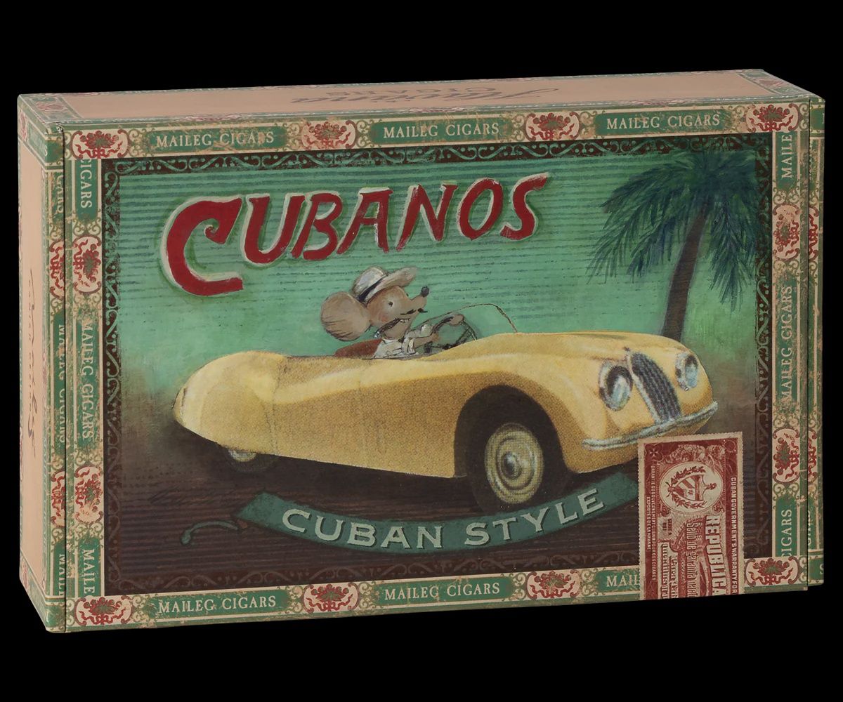 Grandma &amp; Grandpa Mice in Matchbox