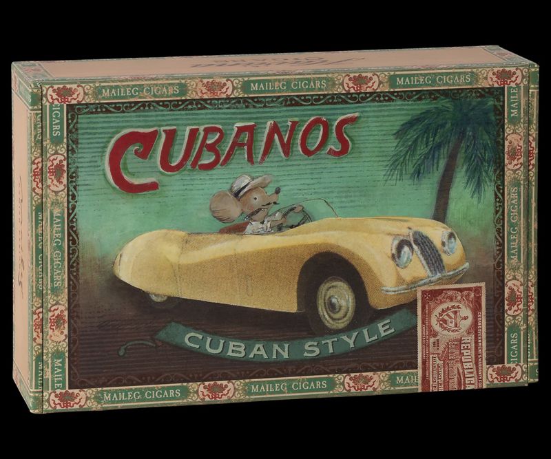 Grandma &amp; Grandpa Mice in Matchbox