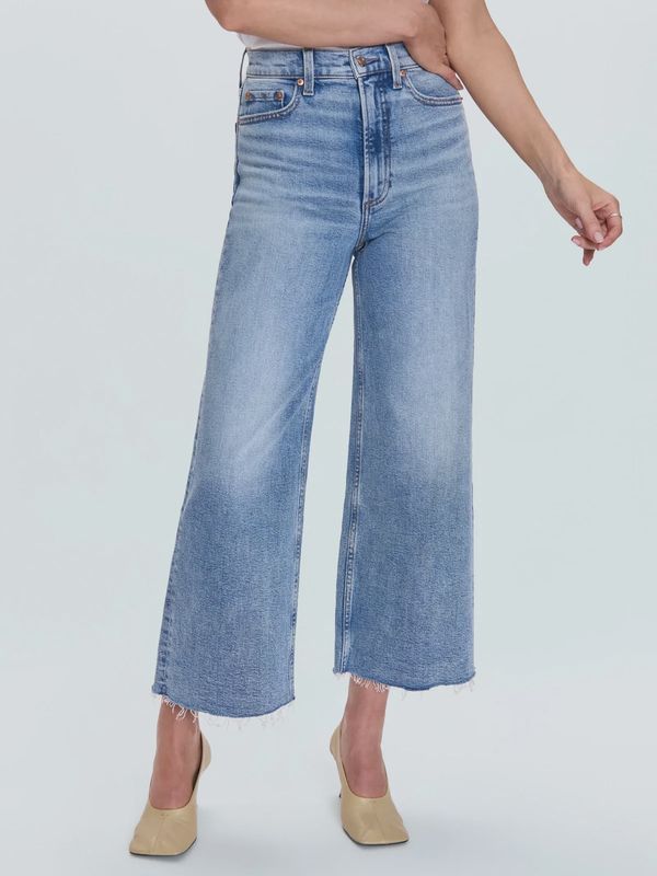 Lana Crop Western High Rise Ultra Wide Leg