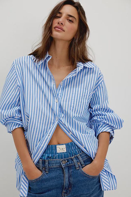 Sabine Tailored Striped Shirt