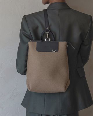 Bedford Merino Wool Backpack // Cumin Black