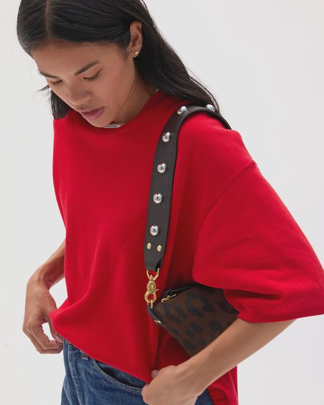 Shoulder Strap / Black w/ Studs
