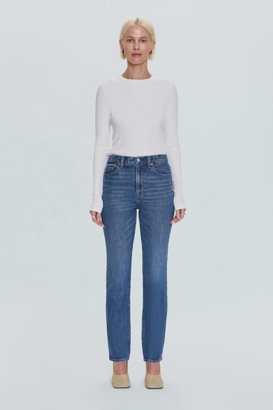 Bri High Rise Slim Straight