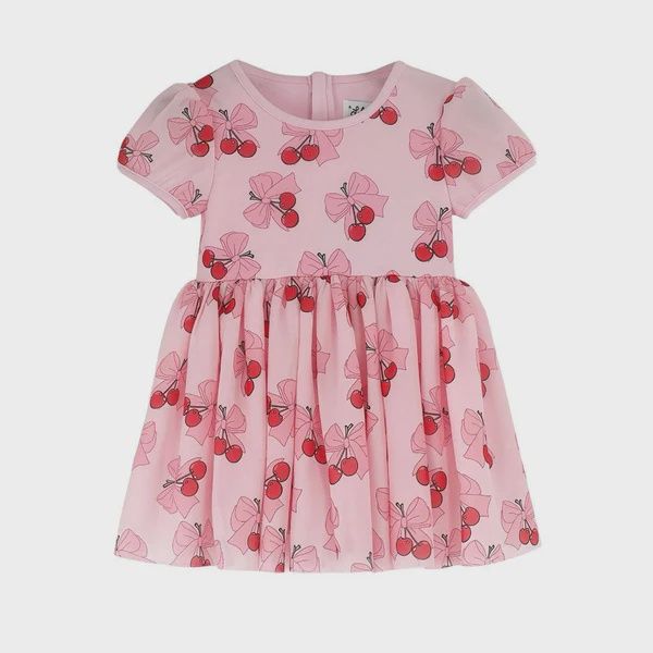 Cherry Bows Tulle Dress