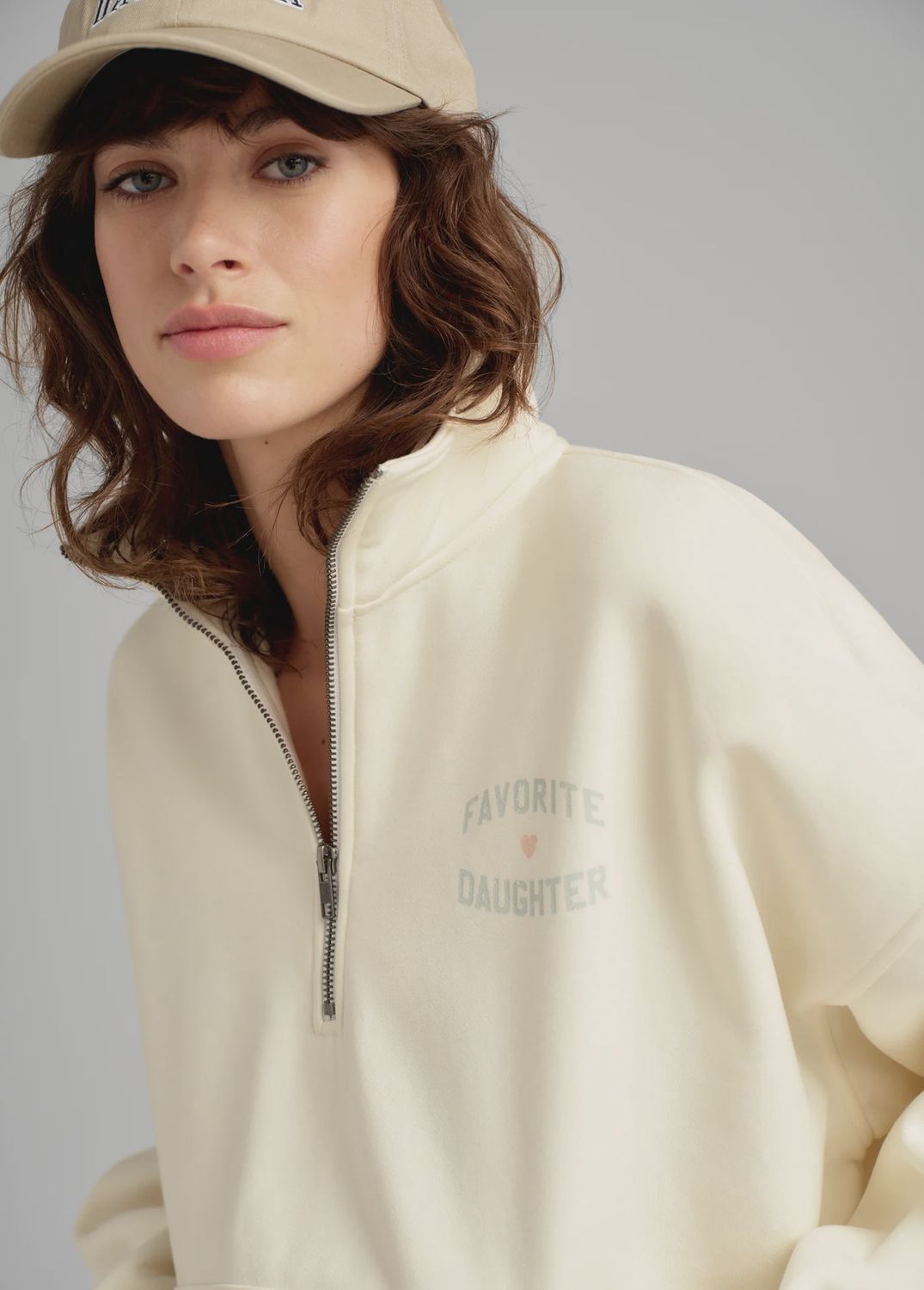 The Favorite Daughter Half-Zip Sweatshirt