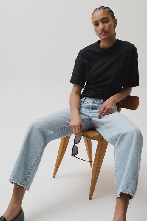 Lexi Mid Rise Bowed Straight in Dolce Vita Vintage