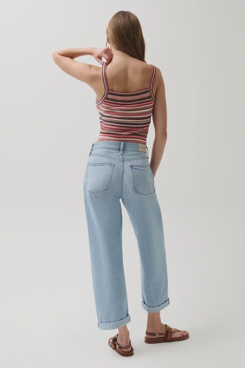 Donny Rolled Hem Boyfriend Jean