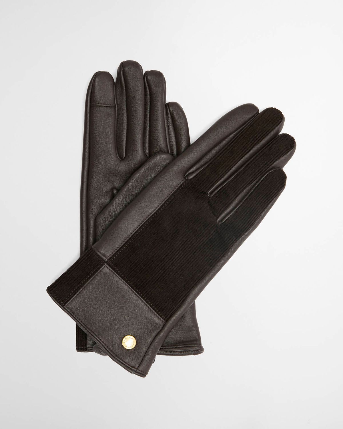 Dunswell Leather Patchwork Gloves