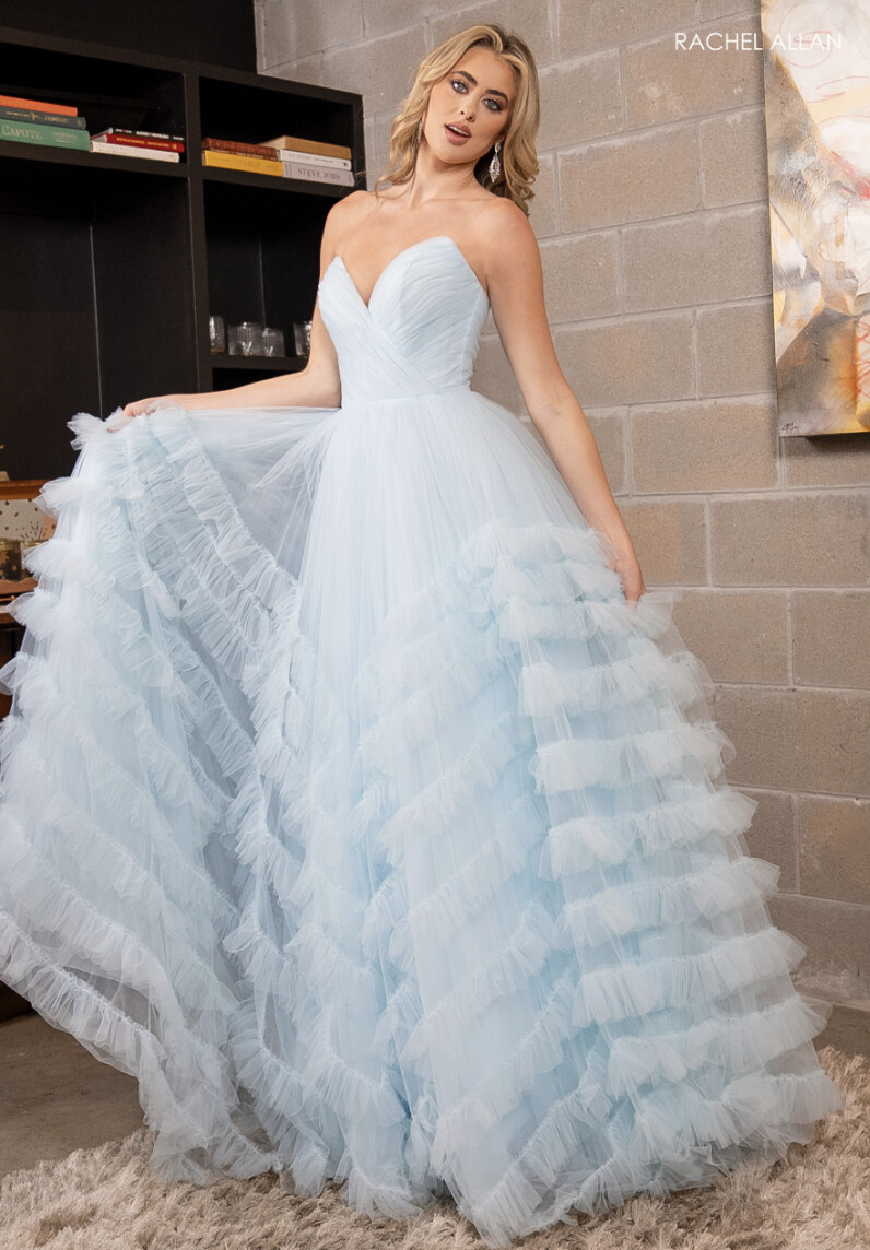 Rachel Allan 70490, color: Light Blue, Size: 2