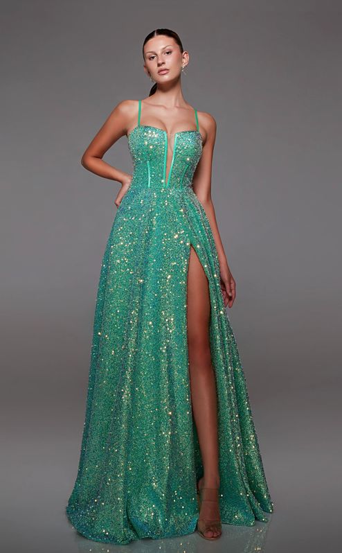 Alyce Paris 1805, color: Antifreeze, Size: 4