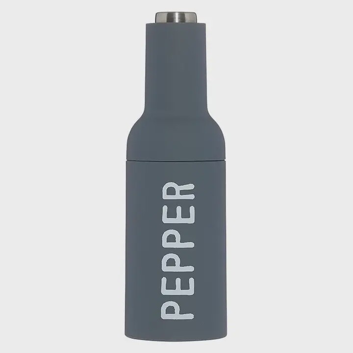 Electric Matte Grey Pepper Grinder