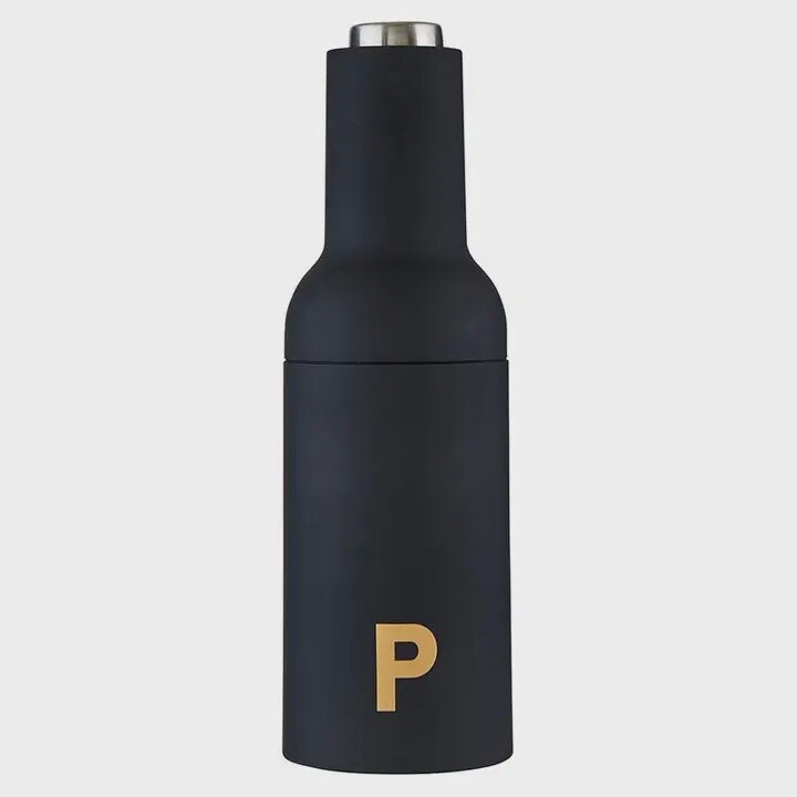 Matte Black Electric Pepper Grinder