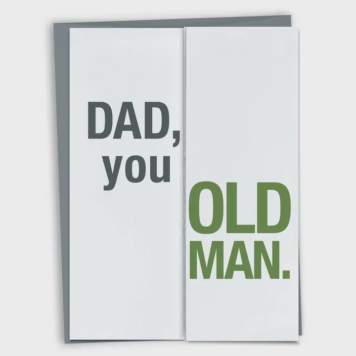 Old Man Card