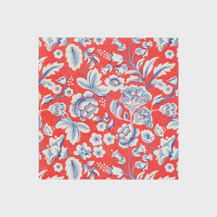 Hamptons Floral Napkin 24, 5&quot;