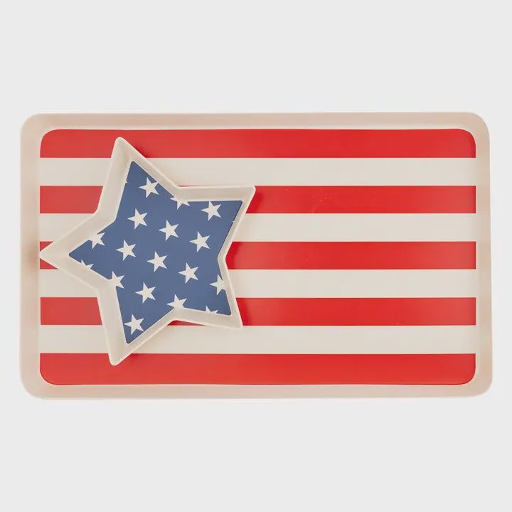 American Flag Tray