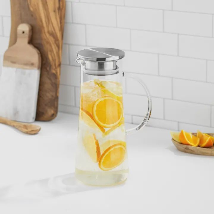 Drink Pitcher w/Stainless Steel Lid