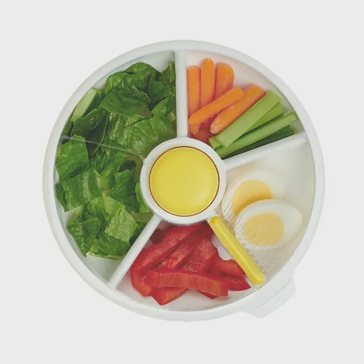 Large Snack Spinner, Reusable Travel Snack box
