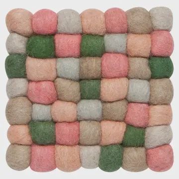 Wool Felt Dot Trivet - Nectar