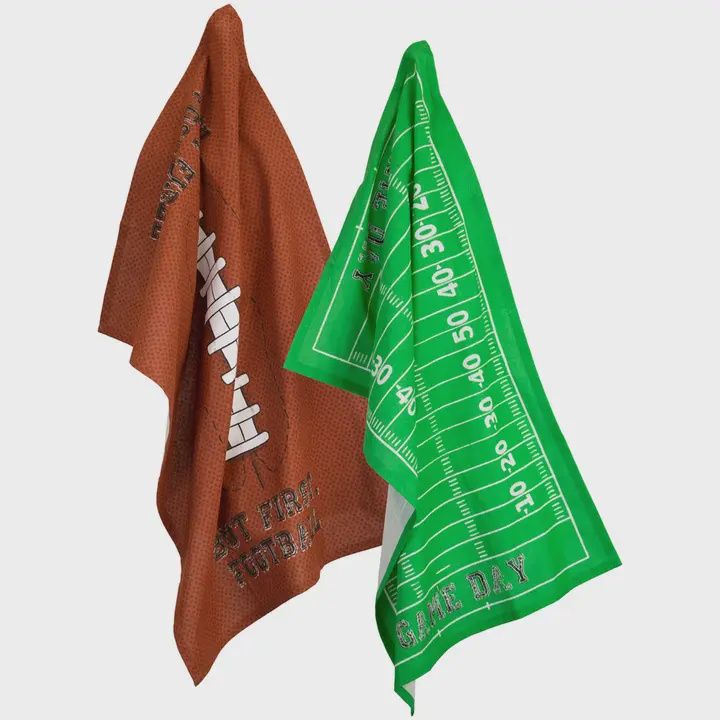 Football Fever Tea Towels Set of 2