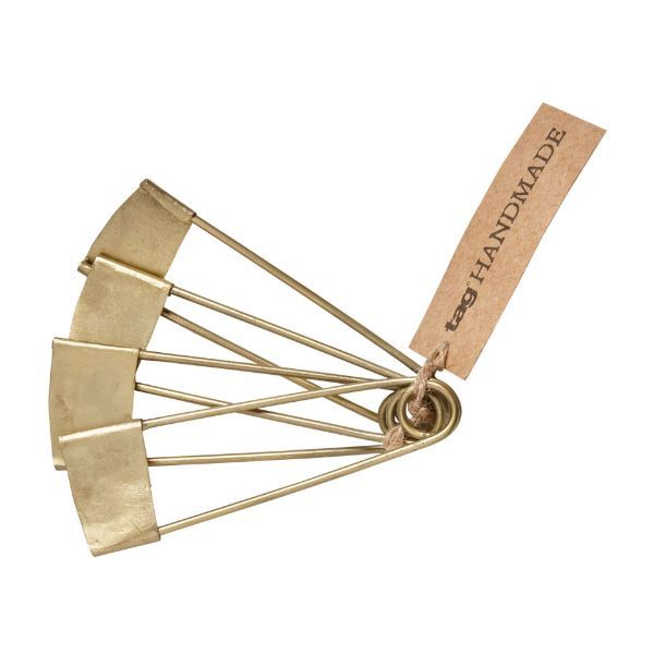 Safety Pin Napkin Ring S/4