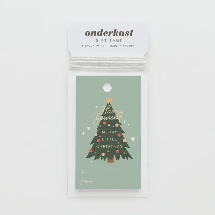 Merry Little Christmas Gift Tag