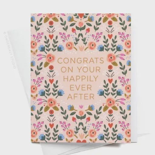 Congrats on Happily Card