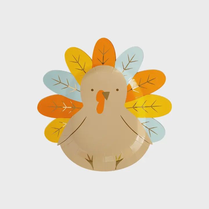 Harvest Turkey Plate