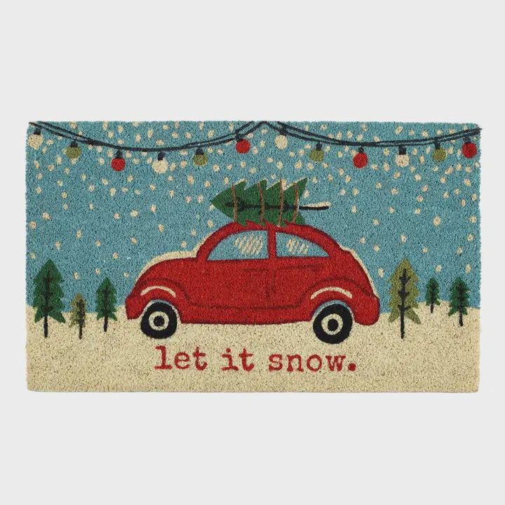 Christmas Car Doormat