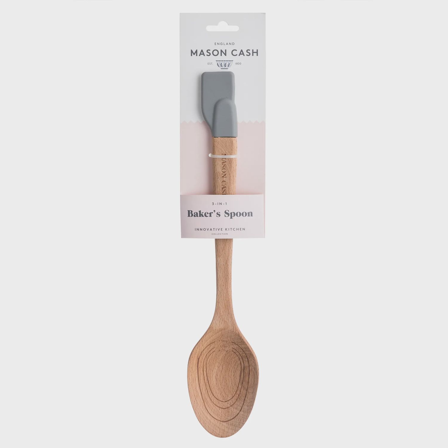 Innovative Kitchen Solid Spoon and Jar Scraper