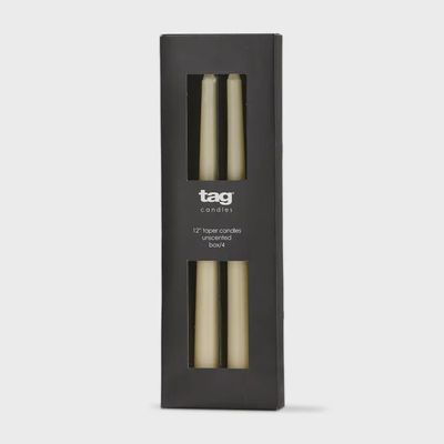 12&quot; Taper Candle - Ivory